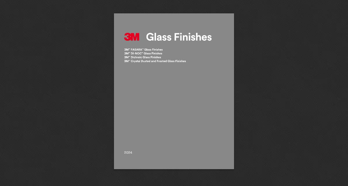 2024 3M™ Glass Finishes Sample Book